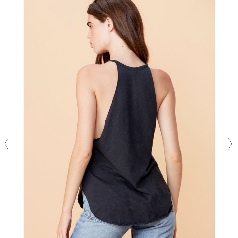 LNA bib tank charcoal grey new style